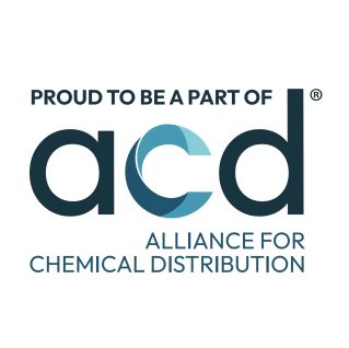 A warehouse worker maneuvers a forklift to transport crates for brewing company storage.